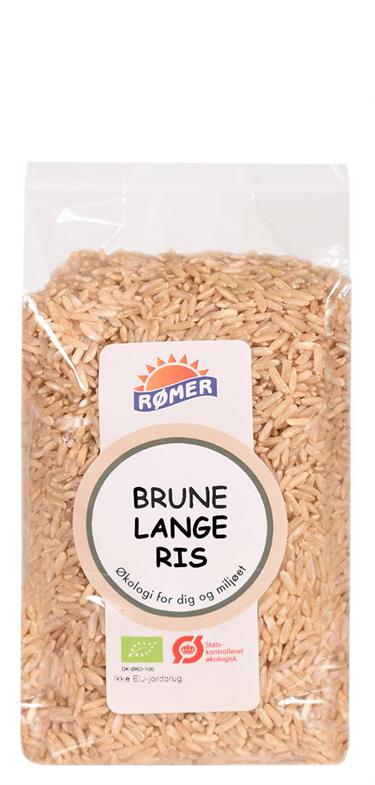 Ris, Lange Brune, 500 g. Økologisk